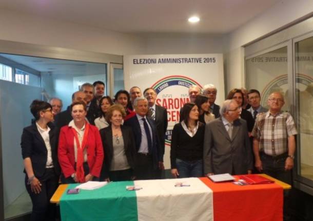 Il gruppo di Saronno al centro