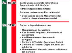 Il manifesto del 25 aprile a Tradate