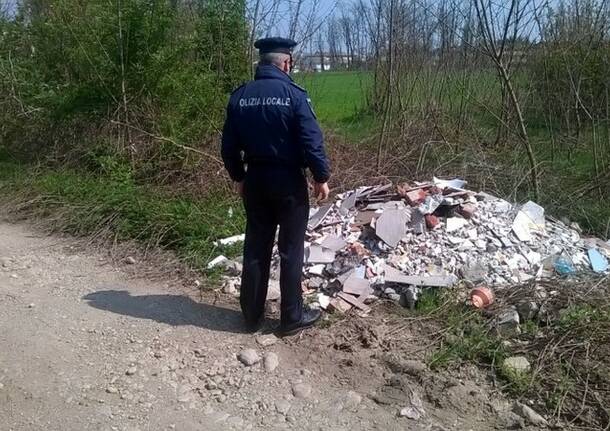 Polizia Locale in contrasto all’abbandono di rifiuti
