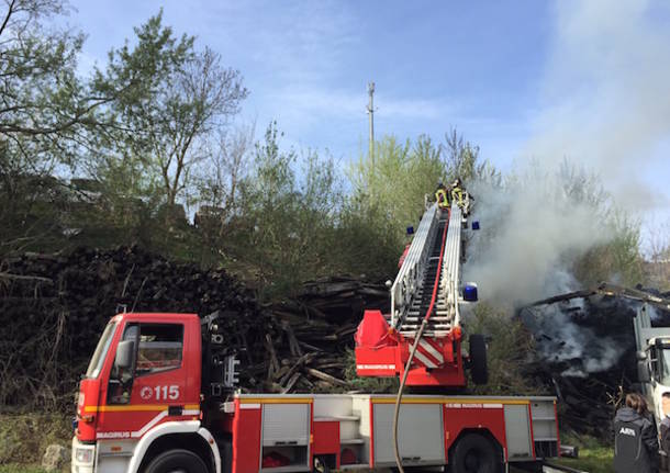 incendio traversine dei treni