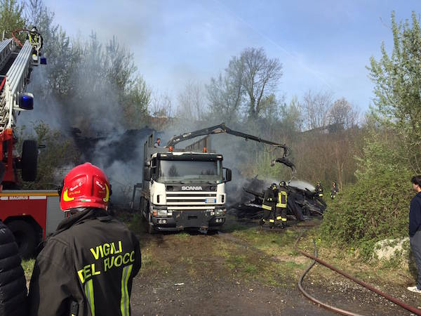 incendio traversine dei treni