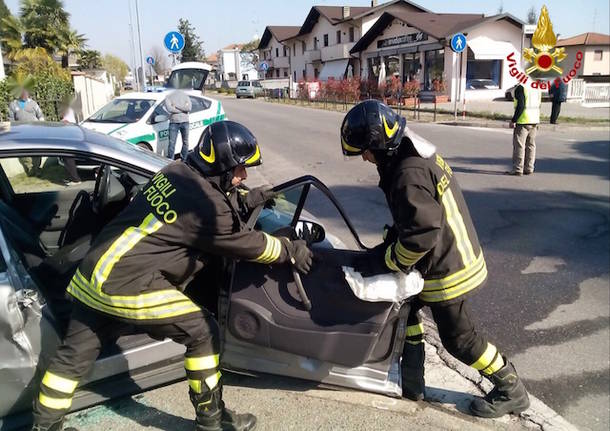 Incidente stradale Solbiate Olona