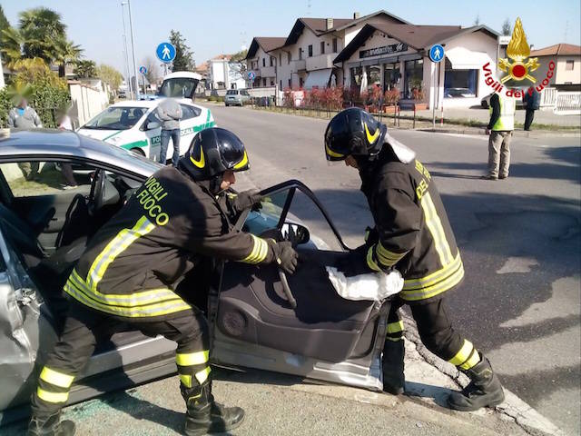Incidente stradale Solbiate Olona 