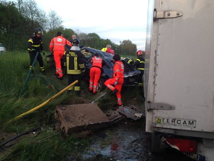 Incidente zona industriale di Cazzago Brabbia 