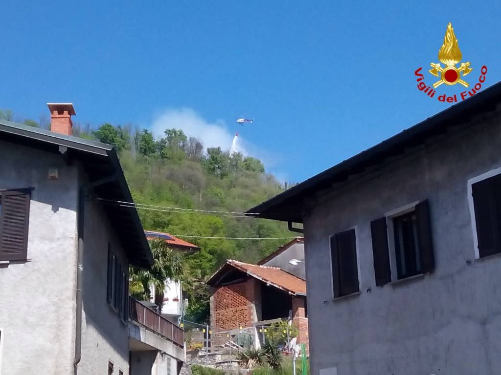 L'incendio di Caravate