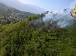 L'incendio di Caravate