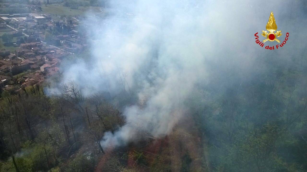 L'incendio di Caravate