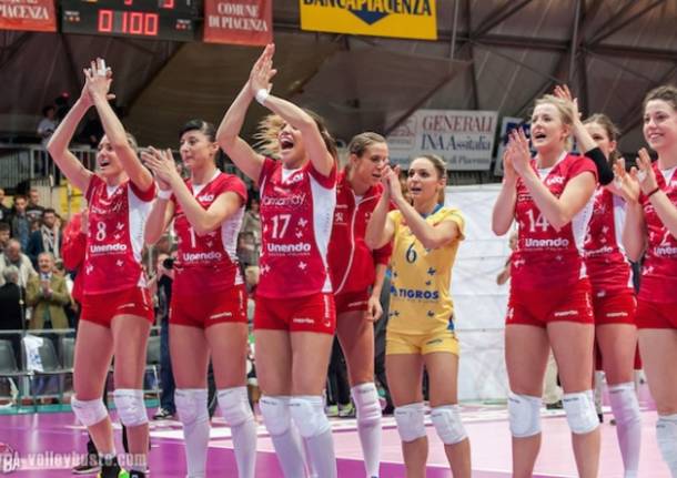 pallavolo playoff femminili piacenza busto 0-3