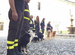 protezione civile unità cinofile e vigili del fuoco