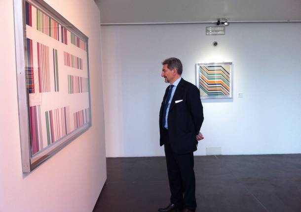 Raffaele Cattaneo visita Missoni, l'Arte, il Colore