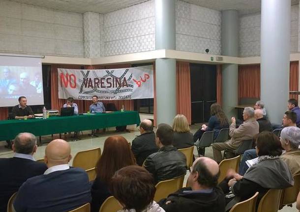 Serata a Uboldo del Comitato No Varesina Bis