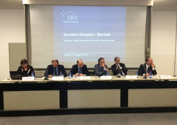 Alla Liuc i borsisti incontrano i loro donatori