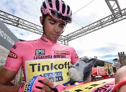 alberto contador maglia rosa giro d'italia