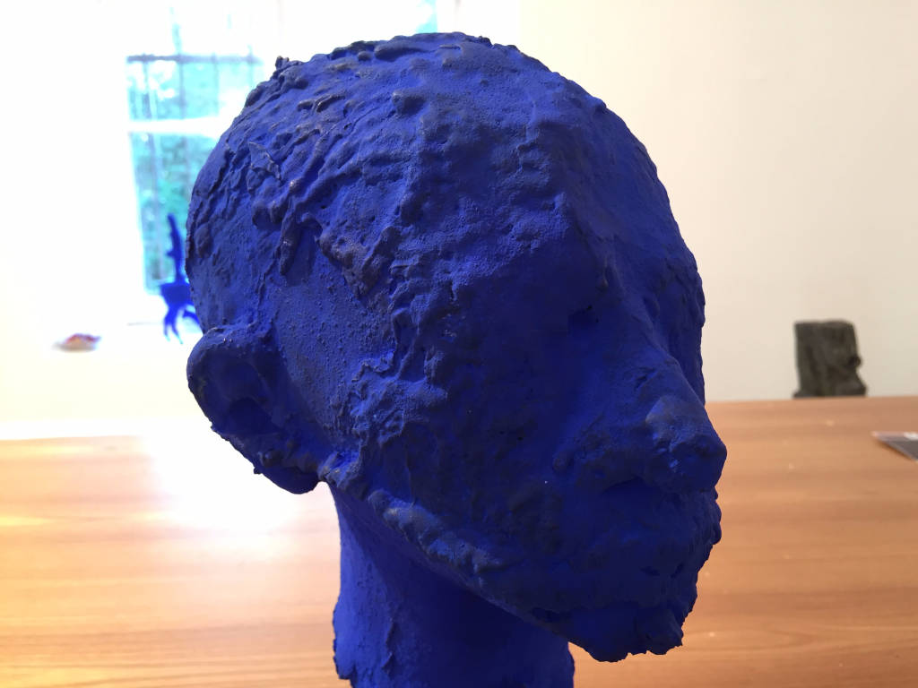 ceramica ibis volti blu