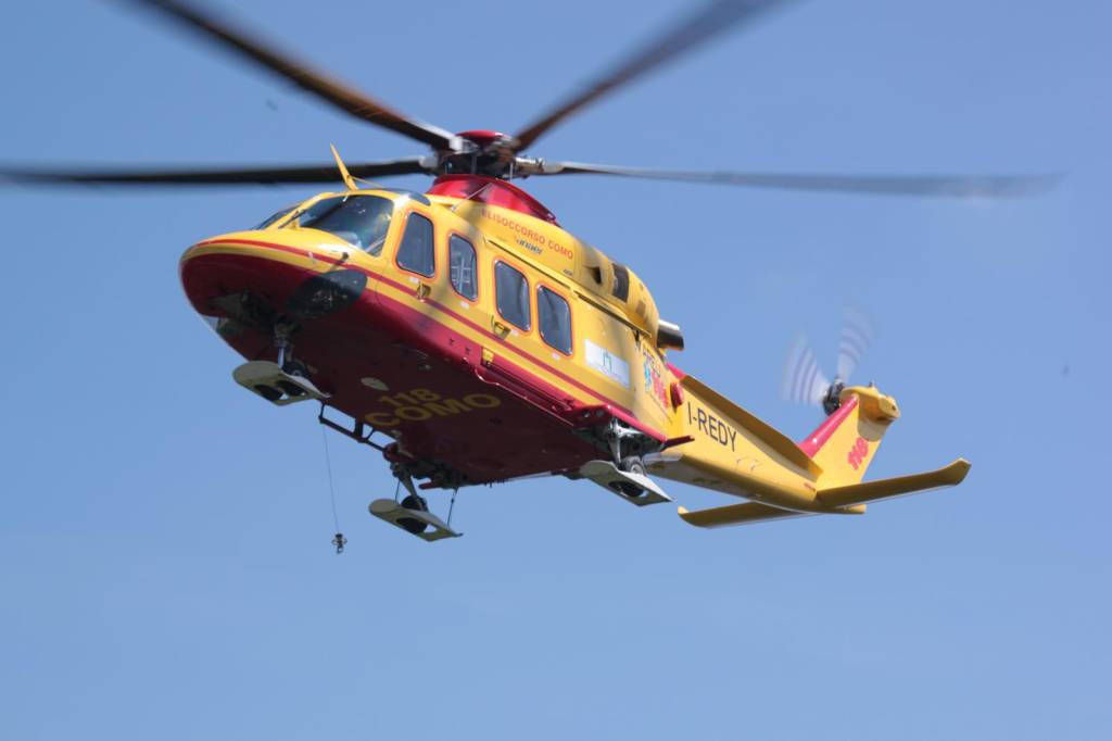 Elisoccorso in azione al Campo dei Fiori