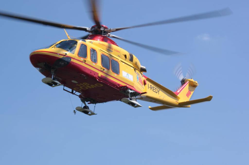 Elisoccorso in azione al Campo dei Fiori