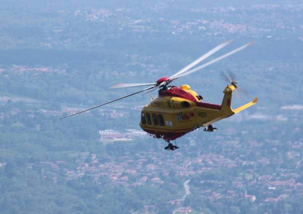 Elisoccorso in azione al Campo dei Fiori