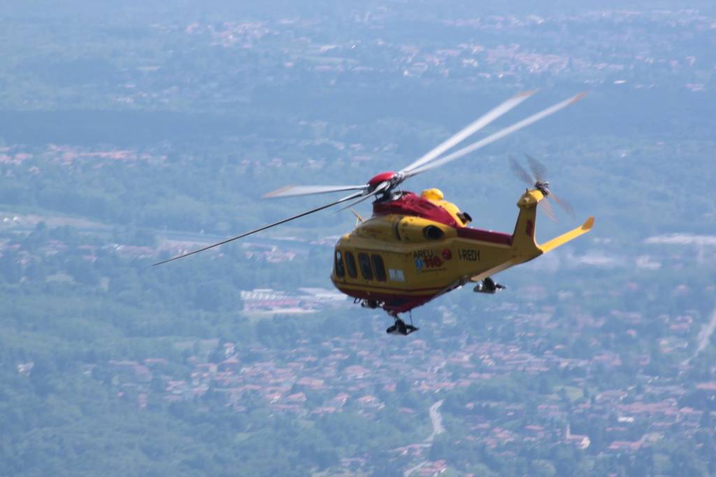 Elisoccorso in azione al Campo dei Fiori