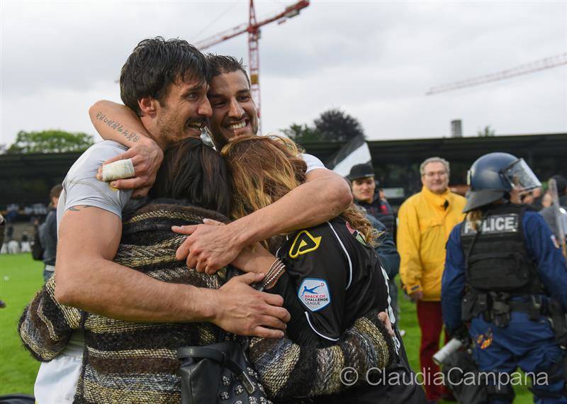 Francesco Russo e la gioia del Lugano