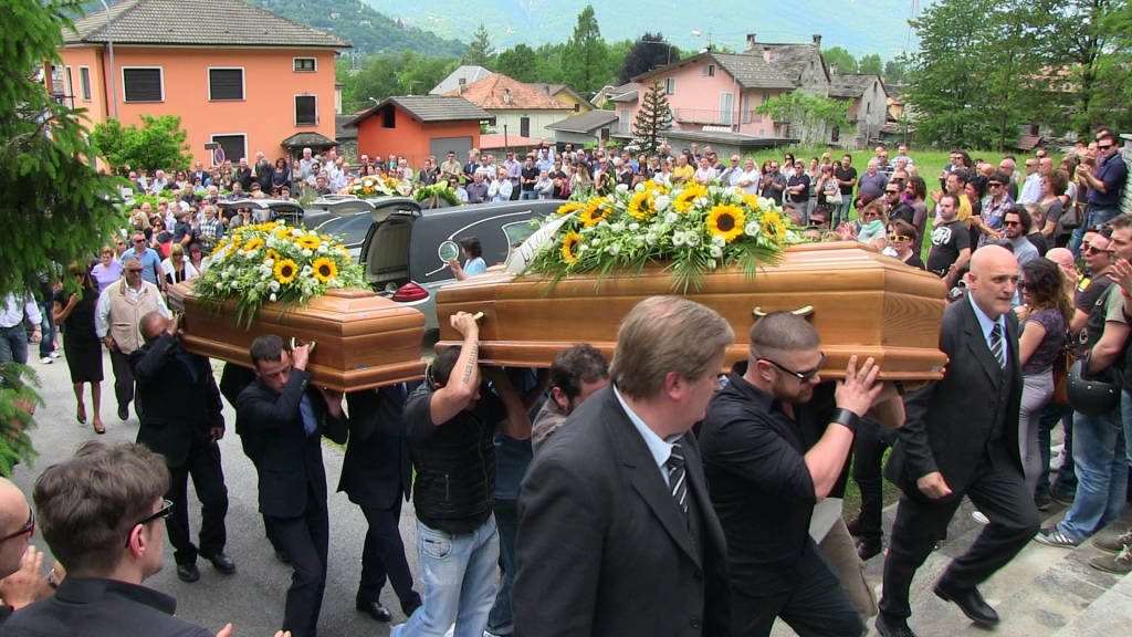 funerali davide e valentina