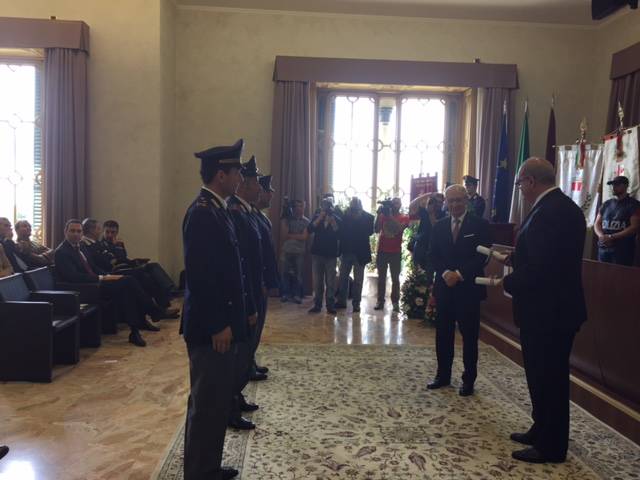 I premiati 2015 alla festa della Polizia