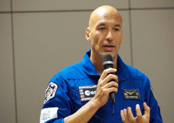L’astronauta Luca Parmitano a Volandia