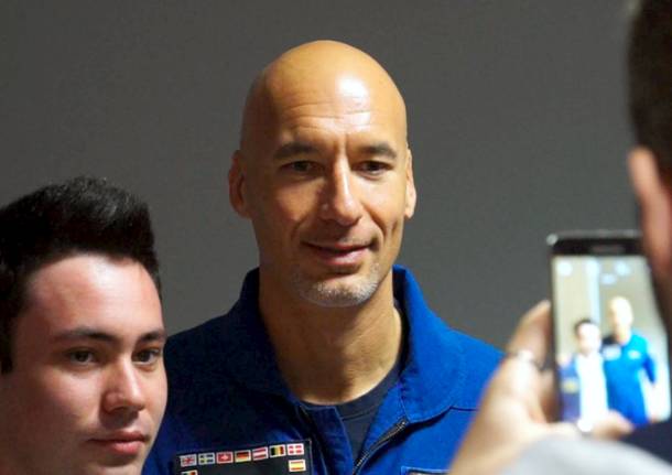 L'astronauta Luca Parmitano a Volandia