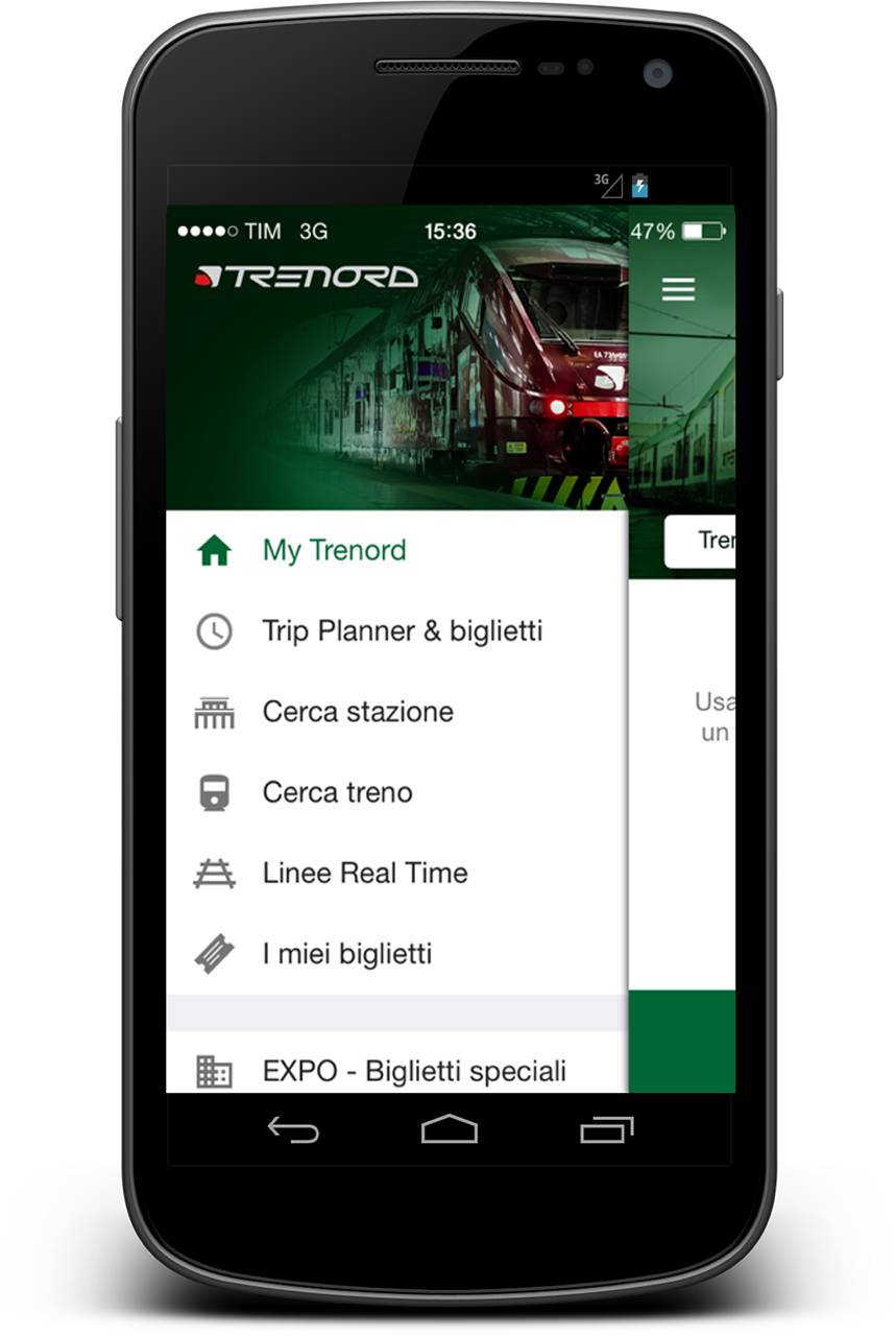 La nuova app di trenord
