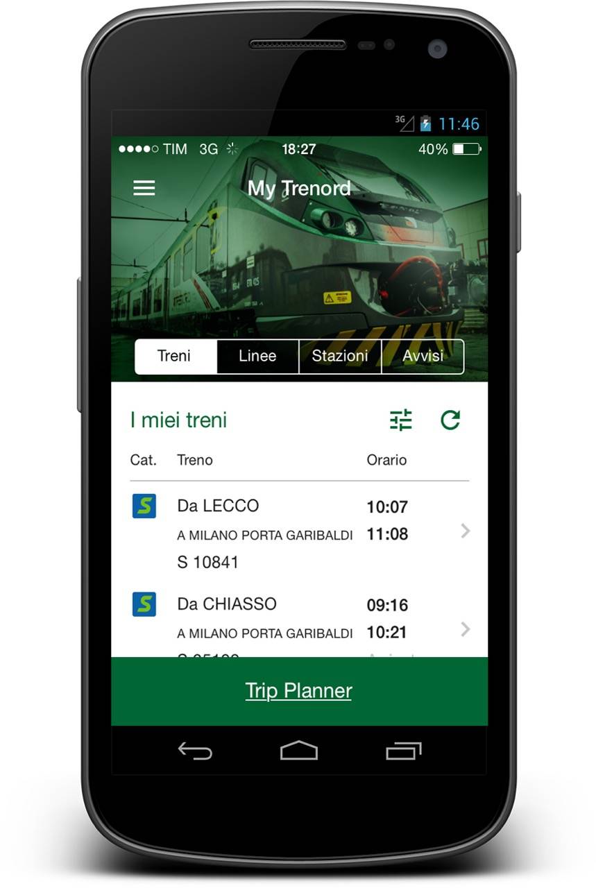 La nuova app di trenord