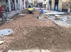 Lavori in via Donizetti a Varese