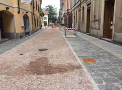 Lavori in via Donizetti a Varese