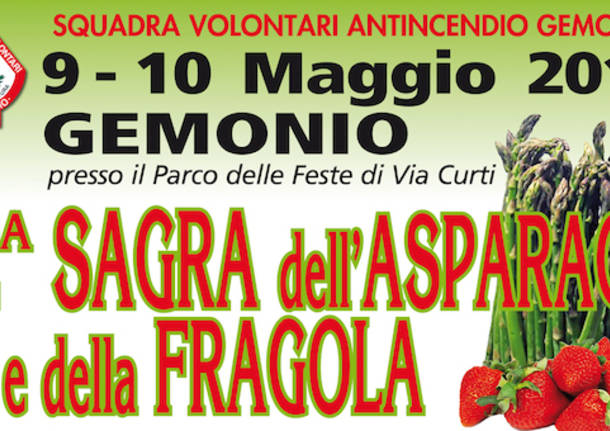 locandina sagra asparago fragola gemonio