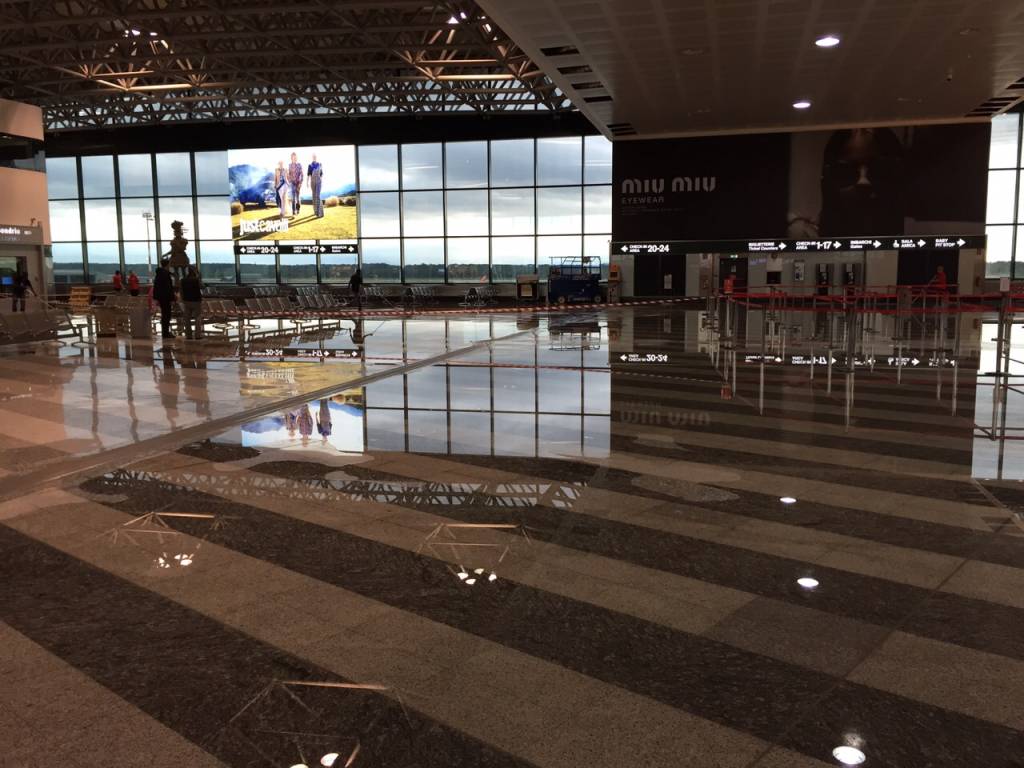 Malpensa allagamento Imbarchi