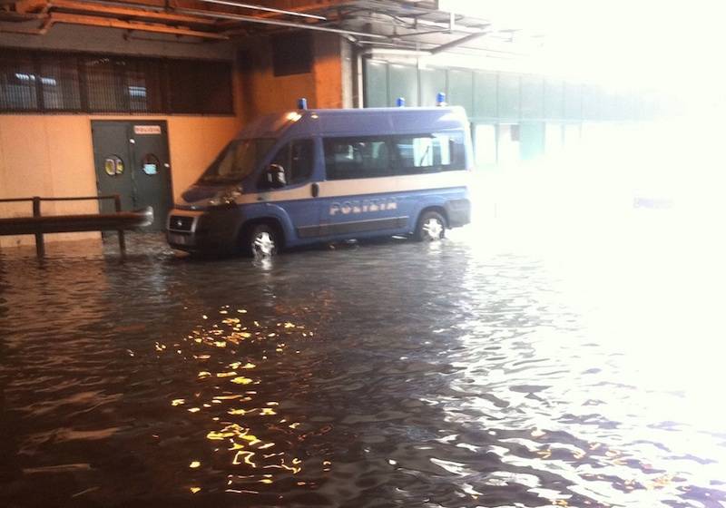 Malpensa allagamento per nubifragio 15 maggio