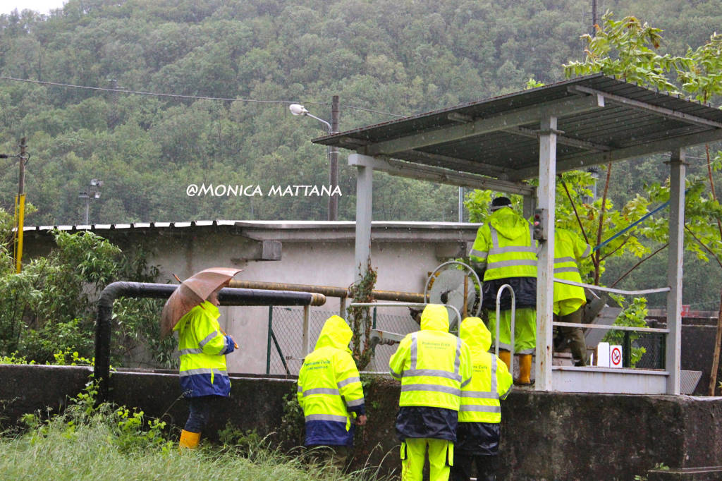Maltempo a Laveno