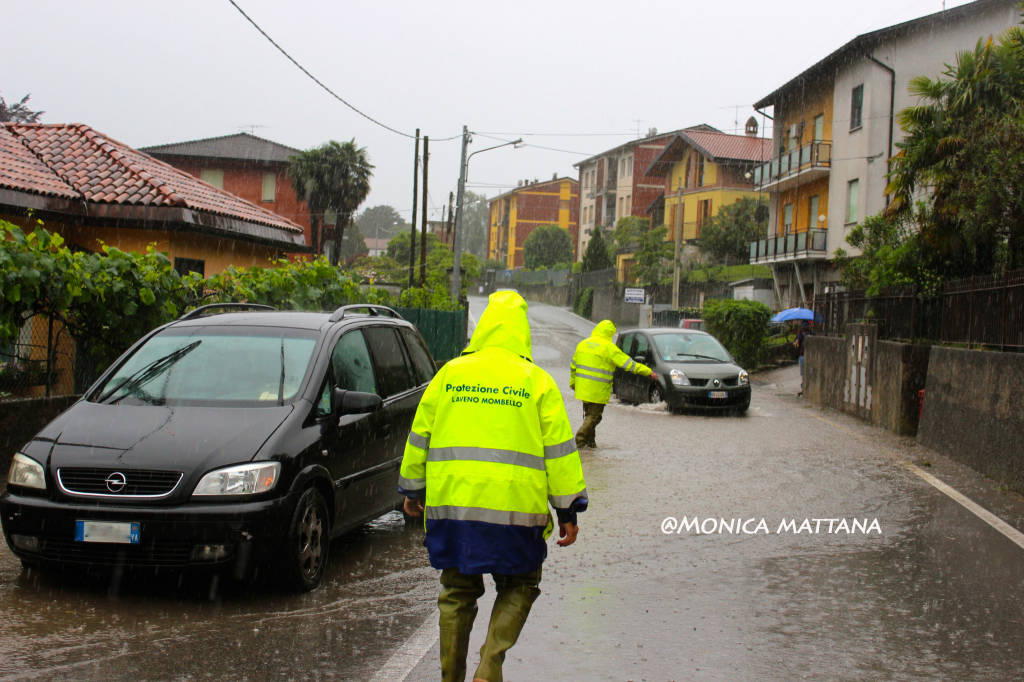 Maltempo a Laveno