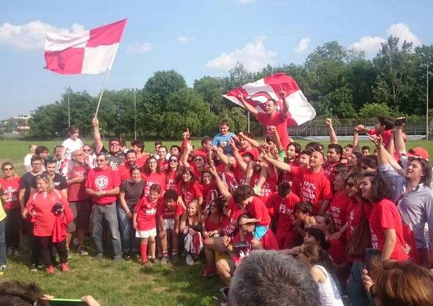 Rugby Varese, festa promozione in serie B