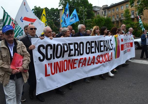 sciopero, buona scuola, milano 