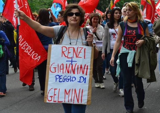 sciopero, buona scuola, milano 