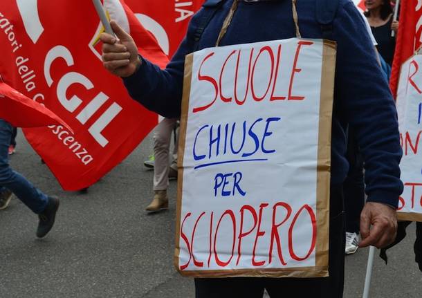 sciopero, buona scuola, milano 