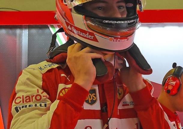 Test sulla Ferrari per Raffaele Marciello