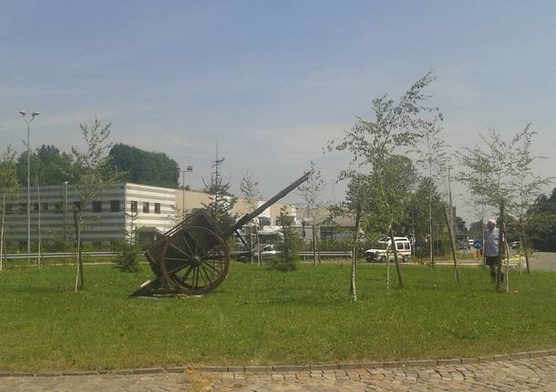Carretto agricolo sulla Varesina