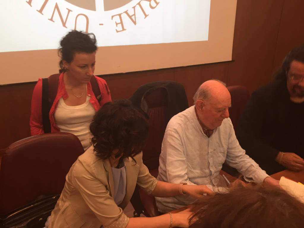 Dario Fo a Varese con Fiorina Cazacu