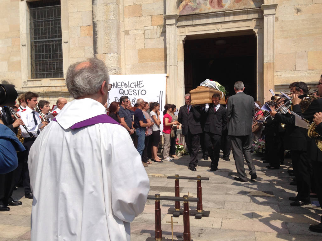 Il funerale di Sara Servidio