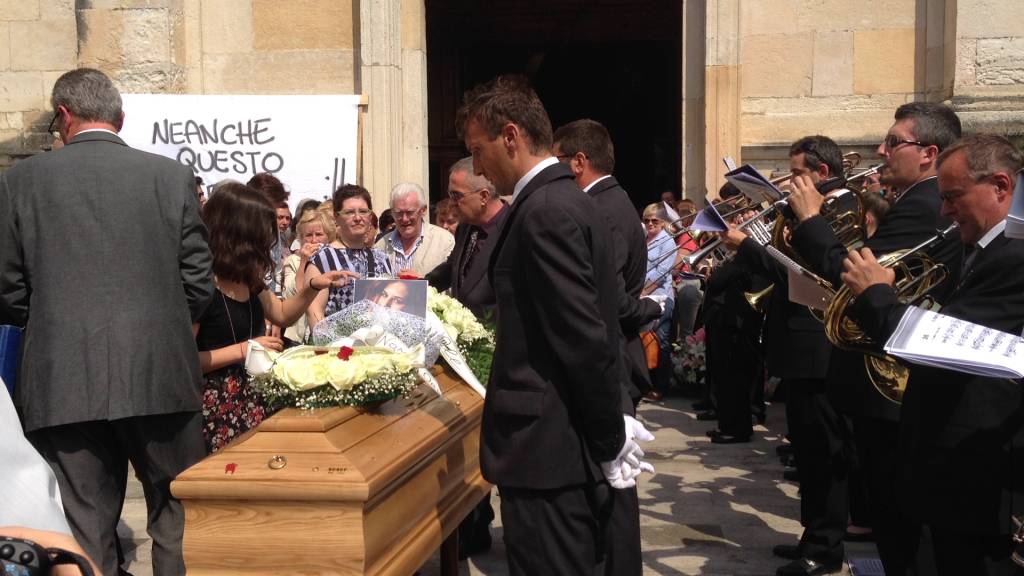 Il funerale di Sara Servidio