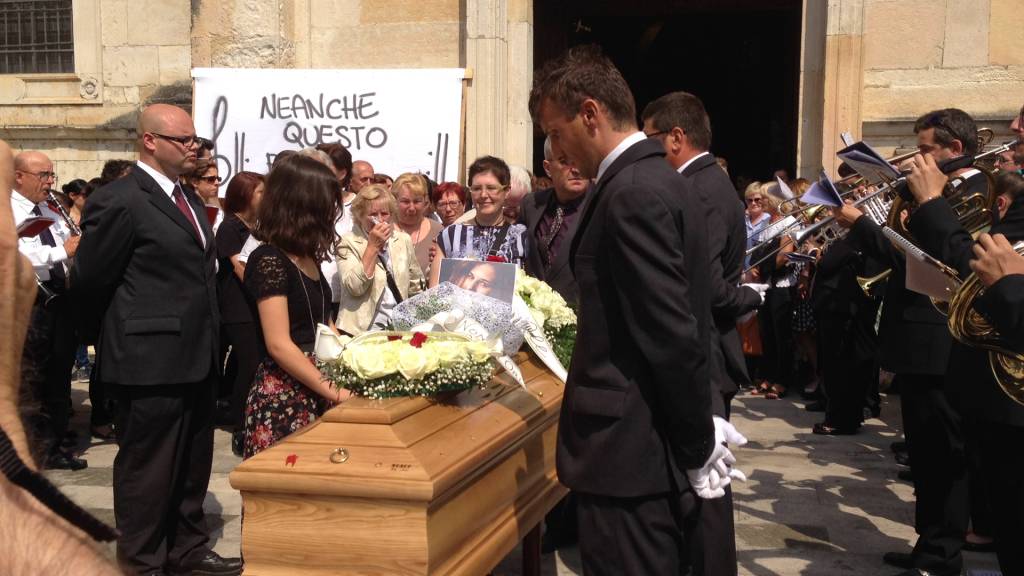 Il funerale di Sara Servidio