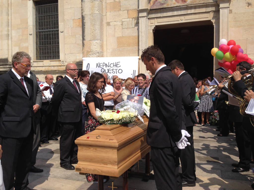 Il funerale di Sara Servidio