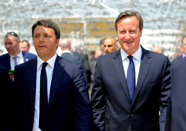 il premier Cameron ad Expo