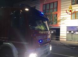Incendio Gallarate via 25 aprile