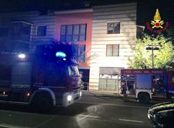 Incendio Gallarate via 25 aprile